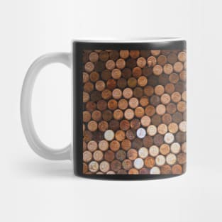 Two Hundred Pennies and One Dime Mug